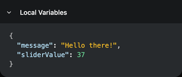 The "Local Variables" Inspector